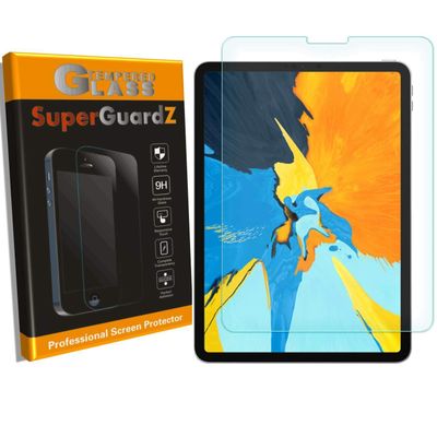 [2-Pack] for iPad Pro 11 (2020) [Also Fit iPad Pro 11 (2018)] Screen Protector [Tempered Glass], SuperGuardZ, 9H, 0.3mm, 2.5D Round Edge, Anti-Scratch, Anti-Bubble [Lifetime Replacement]