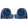 Moto Onfire Legend Blue Denim, 6.5 inch Speaker Boxes Pods Fit for Harley Touring, Lower Vented Fairings, 2014-2020 view 1