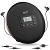 HOTT CD711T Portable CD Player with Bluetooth 5.1 Stereo Headphones and, Anti Shock Protection for Car Travel and Home view 1