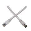 CableWholesale Cat8 S/FTP Shielded Ethernet Cable, 40Gbps, 10 ft, Gray view 1