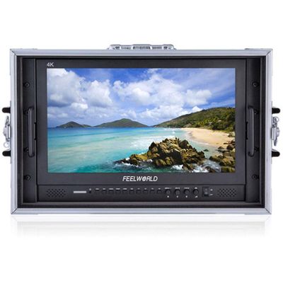 FEELWORLD P173-9HSD-CO 17.3" 1920x1080 Desktop Monitor for Broadcast LCD Monitoring with 3G-SDI 4K HDMI AV YPbPr Full HD 8 Bit for Professional Live Event Post Production Director Film Camera Field