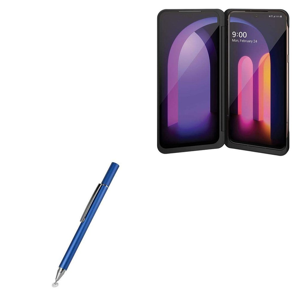 BoxWave Stylus Pen Compatible with LG V60 ThinQ 5G - FineTouch Capacitive Stylus, Super Precise Stylus Pen - Lunar Blue