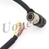 Uonecn Hirose 12 Pin Female Right Angle to Open End Power Cable for Hitachi Coaxial Cord for Sony Basler Cameras 39 inches view 3