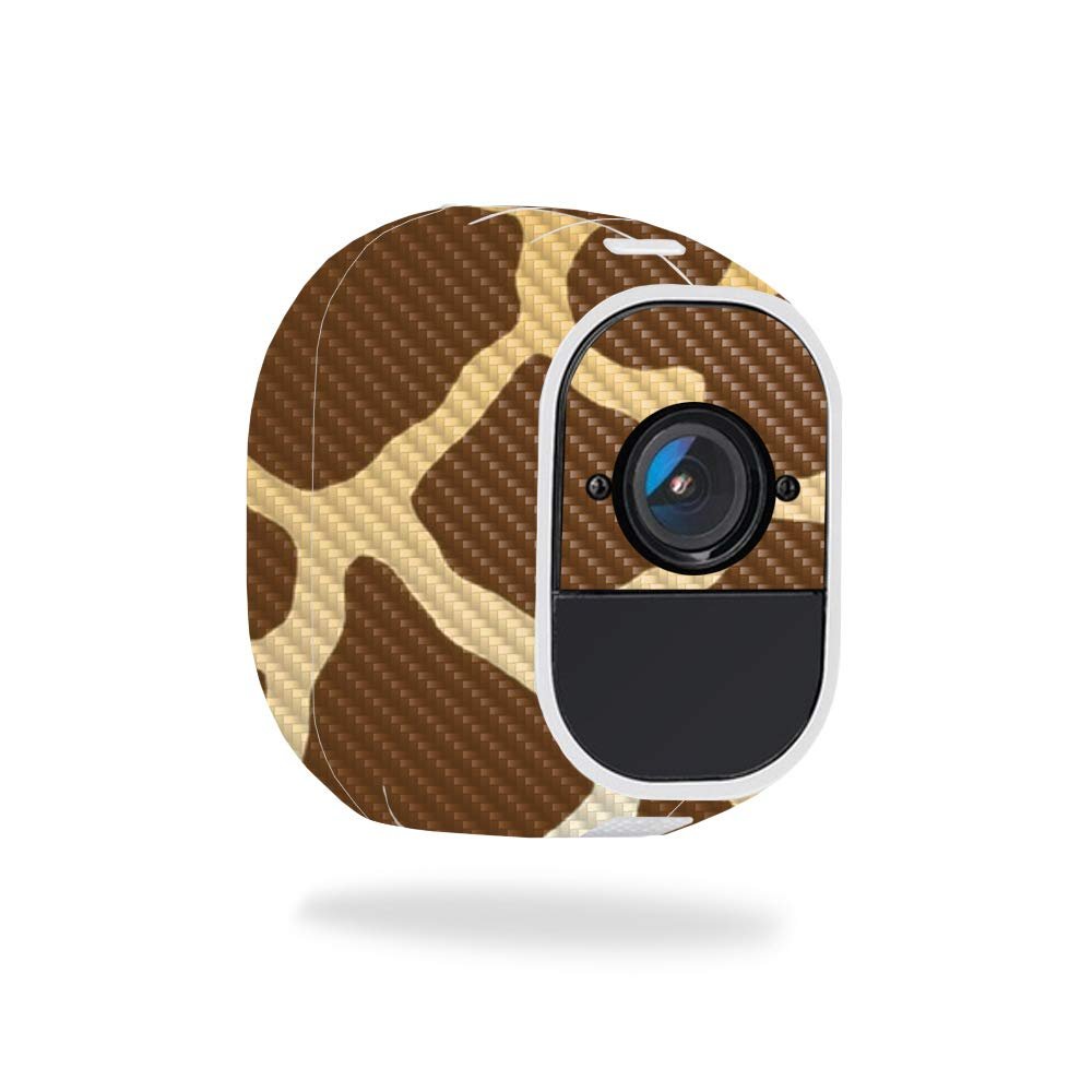 MightySkins Carbon Fiber Skin for Netgear Arlo Pro 2 - Giraffe | Protective, Durable Textured Carbon Fiber Finish | Easy to Apply, Remove, and Change Styles | Made in The USA
