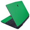 MightySkins Carbon Fiber Skin for Alienware M15 (2019) - Solid Green | Protective, Durable Textured Carbon Fiber Finish | Easy to Apply, Remove, and Change Styles | Made in The USA view 1
