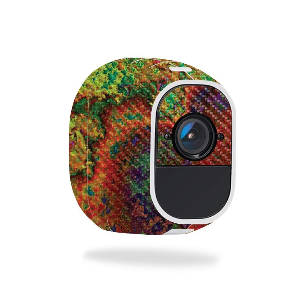 MightySkins Carbon Fiber Skin for Netgear Arlo Pro 2 - Rust | Protective, Durable Textured Carbon Fiber Finish | Easy to Apply, Remove, and Change Styles | Made in The USA