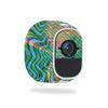 MightySkins Carbon Fiber Skin for Netgear Arlo Pro 2 - Psychedelic | Protective, Durable Textured Carbon Fiber Finish | Easy to Apply, Remove, and Change Styles | Made in The USA view 1
