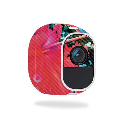 MIGHTY SKINS MightySkins Carbon Fiber Skin for Netgear Arlo Pro 2 - Trippy Ocean | Protective, Durable Textured Carbon Fiber Finish | Easy to Apply, Remove, and Change Styles | Made in The USA