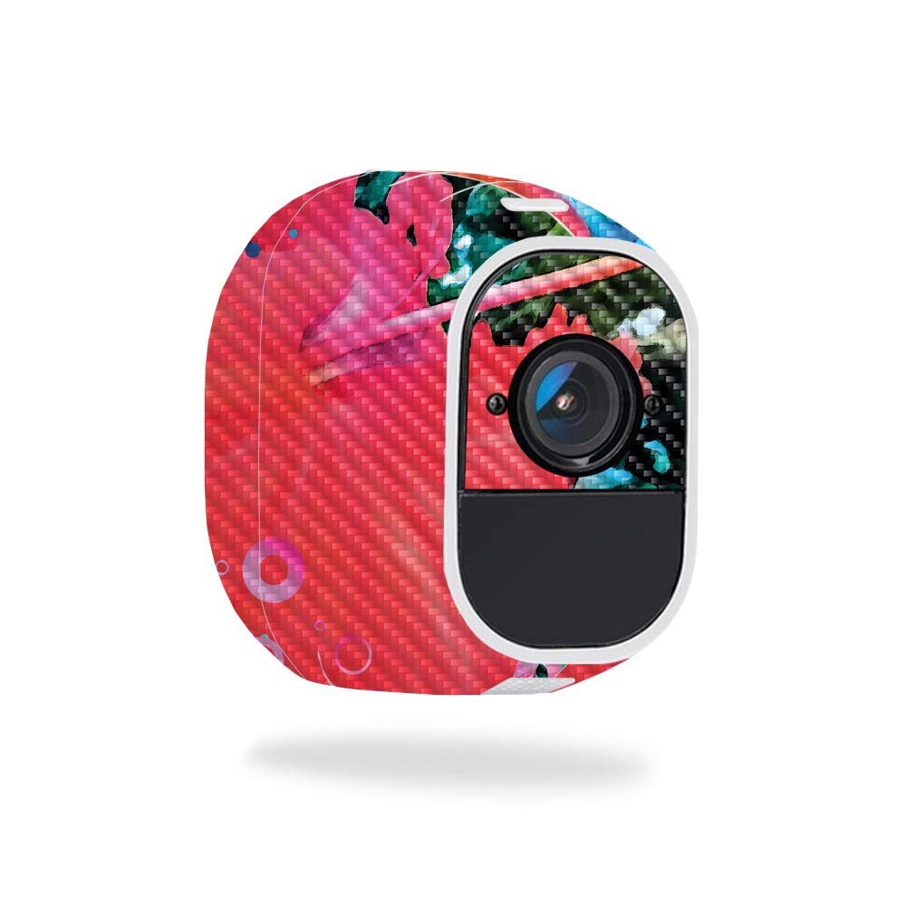 MIGHTY SKINS MightySkins Carbon Fiber Skin for Netgear Arlo Pro 2 - Trippy Ocean | Protective, Durable Textured Carbon Fiber Finish | Easy to Apply, Remove, and Change Styles | Made in The USA