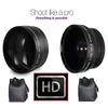 2-Pcs HD Telephoto & Wide Angle Lens for Canon Vixia HF W10 W11 view 1