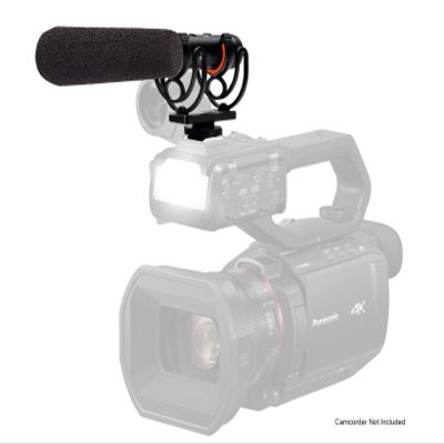 Digital Nc Advanced Super Cardioid Microphone (Stereo/Shotgun) with Dead Cat Wind Muff Compatible with Panasonic AG-CX10
