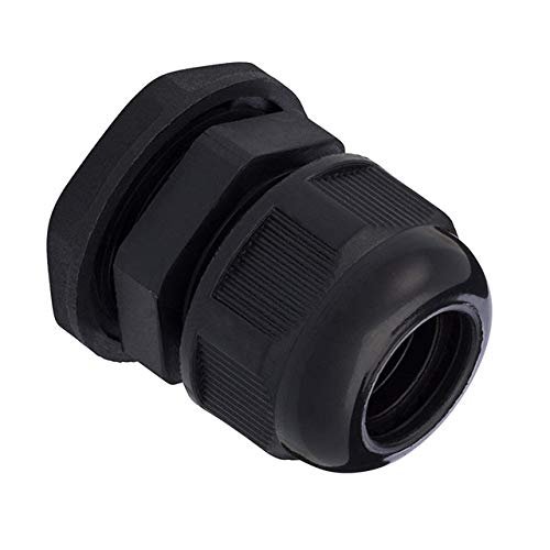 Cable Gland 0.98" ~ 1.26" (25.0mm ~ 32.0mm) Polyamide (PA), Nylon PG36 Black GC2000-H
