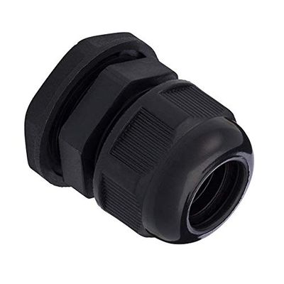 Cable Gland 0.55" ~ 0.71" (14.0mm ~ 18.0mm) Polyamide (PA), Nylon PG21 Black GC2000-F