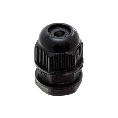Cable Gland 0.22" ~ 0.31" (5.5mm ~ 8.0mm) Polyamide (PA), Nylon PG9 Black GC2000-B