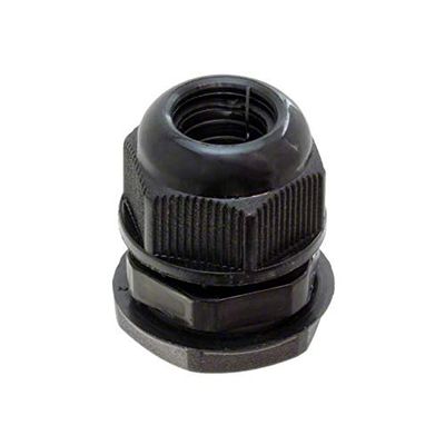 Cable Gland 0.31" ~ 0.47" (8.0mm ~ 12.0mm) Polyamide (PA), Nylon PG13.5 Black GC2000-D