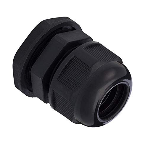 Cable Gland 0.51" ~ 0.71" (13.0mm ~ 18.0mm) Nylon M32x1.5 Black GC1000-E