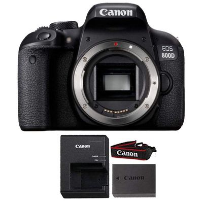 Canon EOS 800D Digital SLR Camera Black (Renewed)
