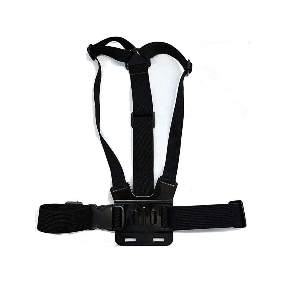 Navitech Adjustable Elastic Body Harness Strap = Compatible with Neewer G1 Ultra HD 4K Action Camera