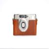 Contax TVS II Case, BolinUS Handmade Genuine Real Leather Half Camera Case Bag Cover for Contax TVS II Camera with Hand Strap (LavaBrown) view 1