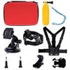 Navitech 8 in 1 Action Camera Accessory Combo Kit with Red Case - Compatible with Crosstour 4K 16MP Sport Action Camera view 1