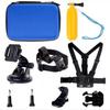 Navitech 8 in 1 Action Camera Accessory Combo Kit with Blue Case - Compatible with Dragon Touch Vision 4 view 1