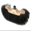 DOMERGUE 120130 Silk Sweeping Brush, White, Single view 1