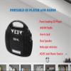 HANNLOMAX HX-327CD Portable CD Player with AM/FM Radio, Aux-in, AC/DC Dual Power Source. (Black) view 2