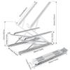 ElfAnt Laptop Stand Adjustable Portable Aluminum for 10" - 17" Laptop Tablet view 3