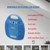 HANNLOMAX HX-327CD Portable CD Player with AM/FM Radio, Aux-in, AC/DC Dual Power Source. (Blue) view 2