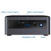 Intel NUC BXNUC10I7FNH 10th Gen i7-10710U 2.5 Mini PC No AC Cord view 3