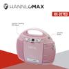 HANNLOMAX HX-327CD Portable CD Player with AM/FM Radio, Aux-in, AC/DC Dual Power Source. (Pink) view 4