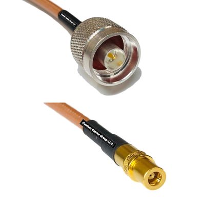 1 feet RG142 N Male to SMB Female RF Pigtail Coaxial Cable