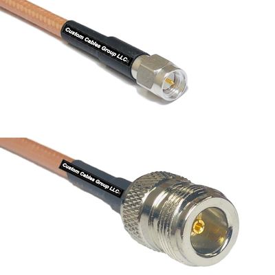 15 feet RG142 SMA Male to N Female RF Pigtail Coaxial Cable