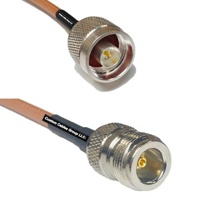 50 feet RG142 N Male to N Female RF Pigtail Coaxial Cable