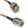 50 feet RG142 N Male to N Female RF Pigtail Coaxial Cable view 1