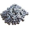 100 Pieces 3/32" Aluminum Cable Single Stops Ferrules Sleeves Traps Trapping Snares for Snare Making and Drowning Cables, 100 Piece