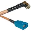 10 feet RG142 SMA Male Angle to Fakra Z Female RF Pigtail Coaxial Cable view 1