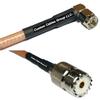 10 feet RG142 SMA Male Angle to SO239 UHF Female RF Pigtail Coaxial Cable view 1