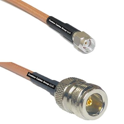 1 feet RG142 RP-SMA Male to N Female RF Pigtail Coaxial Cable