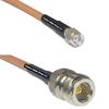 1 feet RG142 RP-SMA Male to N Female RF Pigtail Coaxial Cable view 1