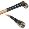 1 feet RG142 SMA Male Angle to FME Male RF Pigtail Coaxial Cable view 1