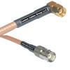 10 feet RG142 RP-SMA Male Angle to BNC Female RF Pigtail Coaxial Cable view 1