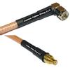 10 feet RG142 SMA Male Angle to MCX Male RF Pigtail Coaxial Cable view 1