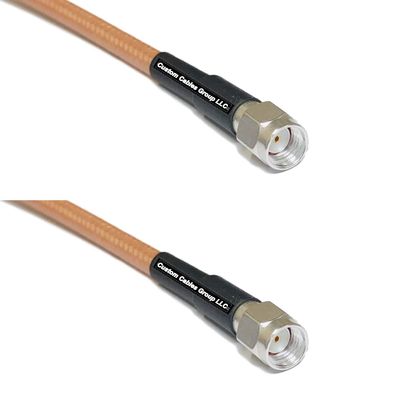 50 feet RG142 RP-SMA Male to RP-SMA Male RF Pigtail Coaxial Cable