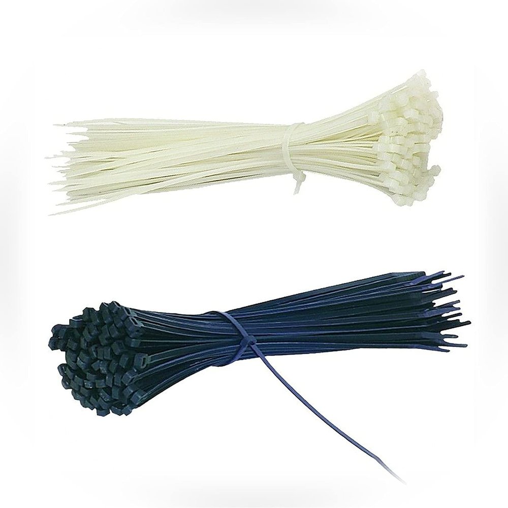 New Package of 250 (pcs) 8" Cable Ties -Black Set #TR-0948F Warranity by Pr-Mch