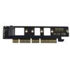cablecc NGFF M.2 M-Key NVME AHCI SSD to PCI-E 3.0 16x 4X Adapter for 110mm 80mm SSD view 3