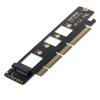 cablecc NGFF M.2 M-Key NVME AHCI SSD to PCI-E 3.0 16x 4X Adapter for 110mm 80mm SSD view 4