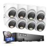 ANNKE 16CH Security Camera System, 16CH 1080P Lite H.264+ DVR with 8 2MP HD Outdoor Weatherproof CCTV Cameras with Smart Dual Light, 2TB Hard Drive, AI Motion Detection, Remote Access view 1