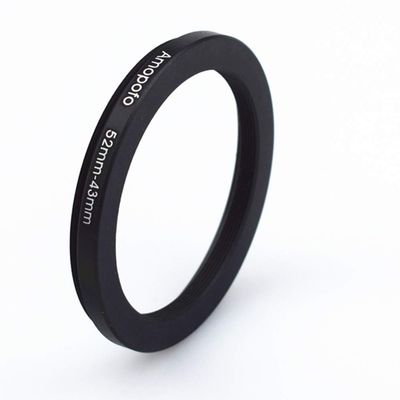 52mm to 43mm /52mm-43mm Step-Down Ring Filter Adapter for All Brands UV,ND,CPL,Metal Step-Down Ring Adapter