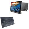 BoxWave Keyboard Compatible with Lenovo Yoga Smart Tab Wi-Fi - SlimKeys Bluetooth Keyboard, Portable Thin with Chiclet-Style Keys - Jet Black view 1